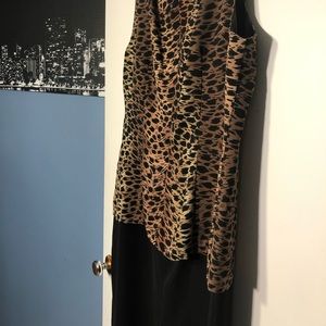 Virgo Leopard Print Dress Sz 12 🔥